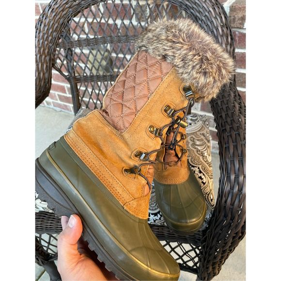 Lands’ End Winter Snow Boots_Women’s Size 8 - Picture 3 of 13